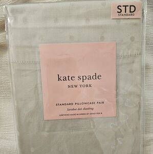 Kate Spade pillow cases 2 standard size. New in original package.